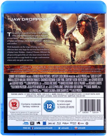 Gods of Egypt (Bogowie Egiptu) [Blu-Ray 3D]+[Blu-Ray]