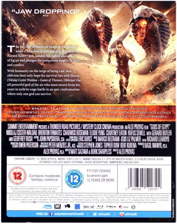 Gods of Egypt (Bogowie Egiptu) [Blu-Ray 3D]+[Blu-Ray]