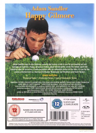 Happy Gilmore (Farciarz Gilmore) [DVD]