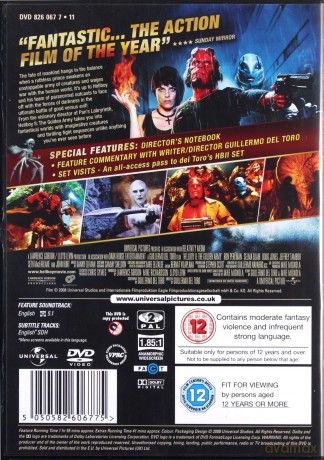 Hellboy 2 (Hellboy 2: Złota armia) [DVD]