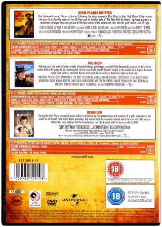 Mściciel / Joe Kidd / The Beguiled [3DVD]