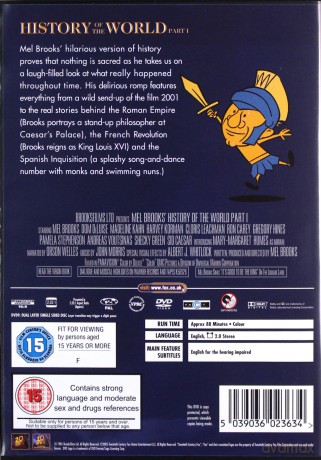 History Of The World - Part 1 (Historia świata, część I) [DVD]