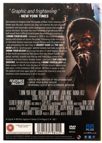 I Drink Your Blood [DVD]
