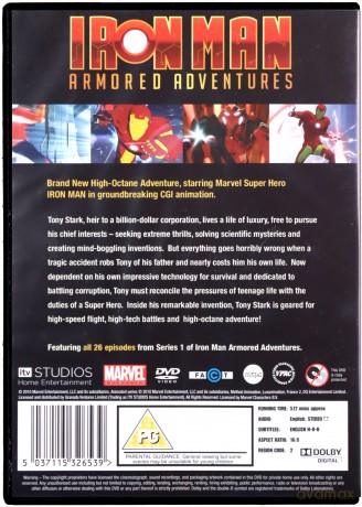 Iron Man: Armored Adventures Volume 1-2 [4DVD]
