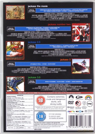 Jackass: The Movie Collection [5DVD]