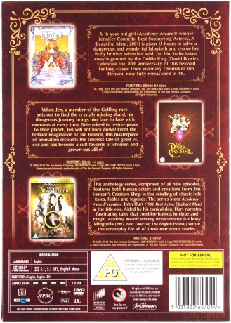 Jim Henson Collection: The Dark Crystal / Labyrinth / The Storyteller (Ciemny kryształ / Labirynt / Bajarz) [DVD]