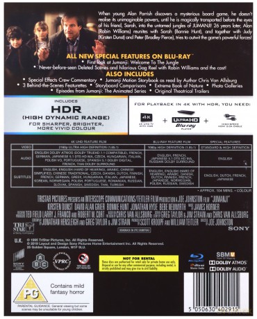 Jumanji [Blu-Ray 4K]+[Blu-Ray]