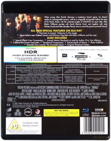 Jumanji [Blu-Ray 4K]+[Blu-Ray]