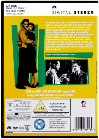 King Creole (Król Kreol) [DVD]