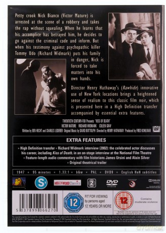 Kiss Of Death (Pocałunek śmierci) [DVD]