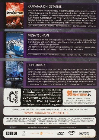 BOX Zemsta żywiołów: Krakatau / Superburza edycja specjalna / Mega Tsunami (BBC) [BOX] [3DVD]