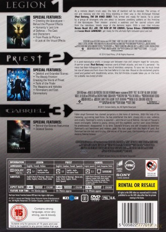 Legion / Priest / Gabriel [3DVD]