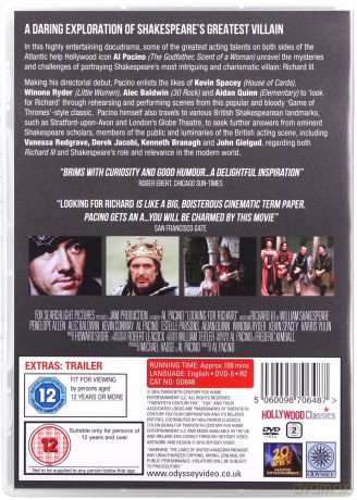 Looking for Richard (Sposób na Szekspira) [DVD]