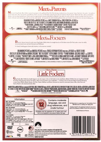 Meet The Parents / Meet The Fockers / Little Fockers (Poznaj mojego tatę / Poznaj moich rodziców / Poznaj naszą rodzinkę) [3DVD]