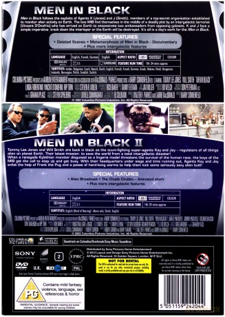 Men in Black 1-2 (Faceci w czerni 1-2) [2DVD]