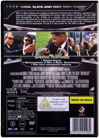 Men in Black 1-2 (Faceci w czerni 1-2) [2DVD]