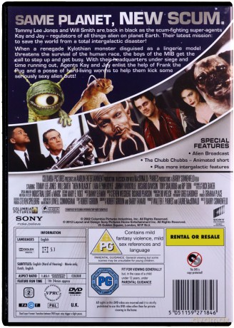 Men in Black 1-2 (Faceci w czerni 1-2) [2DVD]