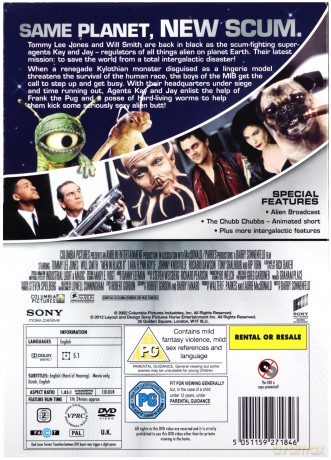 Men in Black II (Faceci w czerni 2) [DVD]