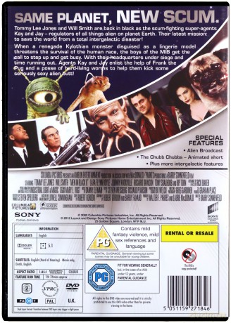 Men in Black II (Faceci w czerni 2) [DVD]