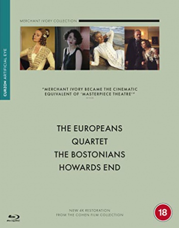 Merchant Ivory: The Europeans / Quartet / The Bostonians / Howard's End [BOX] [Blu-Ray]