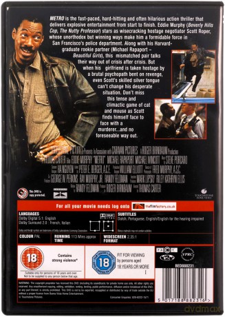 Metro (Gliniarz z metropolii) [DVD]