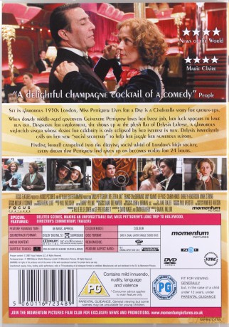 Miss Pettigrew Lives for a Day (Niezwykły dzień panny Pettigrew) [DVD]