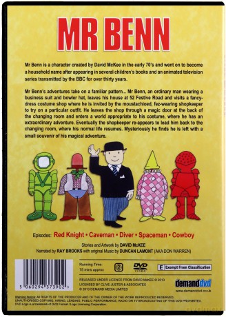 Mr. Benn: Red Knight / Caveman / Diver / Cowboy / Spaceman [DVD]