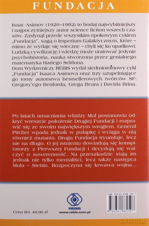 Druga Fundacja. Fundacja (Tom 8) - Isaac Asimov [KSIĄŻKA]