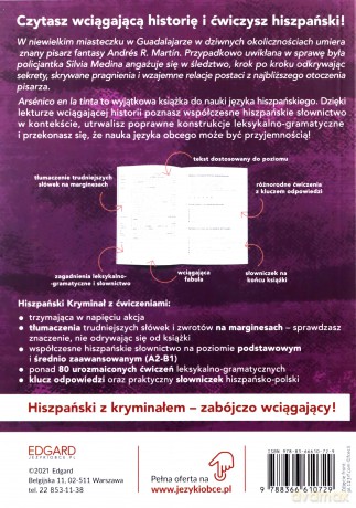 Hiszpański. Kryminał z ćwiczeniami. Arsénico en la tinta - Carlos Solanillos [KSIĄŻKA]
