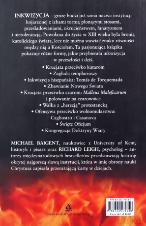 Inkwizycja - Michael Baigent, Richard Leigh [KSIĄŻKA]