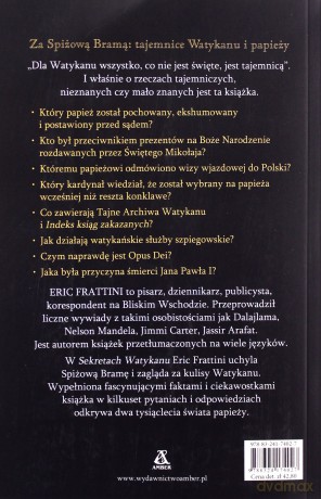 Sekrety Watykanu - Eric Frattini [KSIĄŻKA]