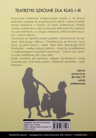 Teatrzyki szkolne dla klad I-III - Maria Kownacka [KSIĄŻKA]
