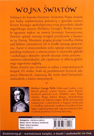 Wojna światów - H.G. Wells [KSIĄŻKA]
