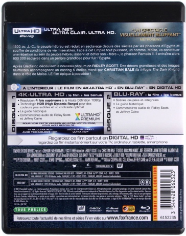 Exodus: Gods and Kings (Exodus: Bogowie i królowie) [Blu-Ray 4K]+[Blu-Ray]