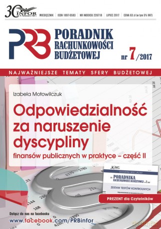 Odpowiedzialnosć za naruszenie dyscypliny finansów publicznych w praktyce część 2 - Izabela Motowilczuk [KSIĄŻKA]