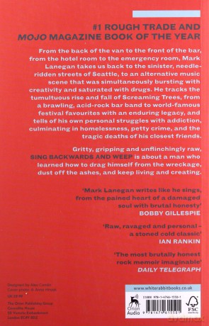Sing Backwards and Weep - Mark Lanegan [KSIĄŻKA]