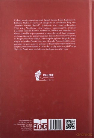 Słownik Powstań Śląskich 1920 (Tom 2) [KSIĄŻKA]