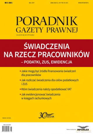 Świadczenia na rzecz pracowników - Podatki, ZUS, Ewidencja [KSIĄŻKA]