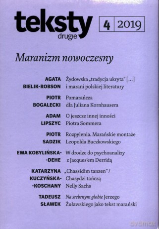 Teksty drugie 4/2019 Maranizm nowoczesny [KSIĄŻKA]