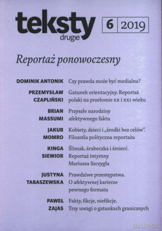 Teksty drugie 6/2019 [KSIĄŻKA]