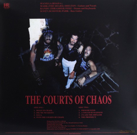 Manilla Road: The Courts of Chaos (Blue) [Winyl]