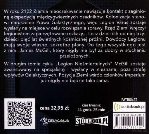 Legion nieśmiertelnych (Tom 2) Świat Pyłu - B.V. Larson [AUDIOBOOK]