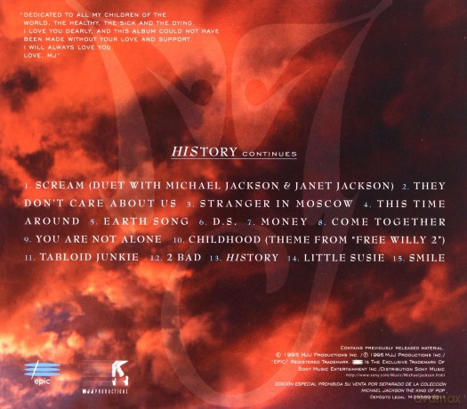 Michael Jackson: HIStory - Past, Present And Future - Book I (Special) [CD]