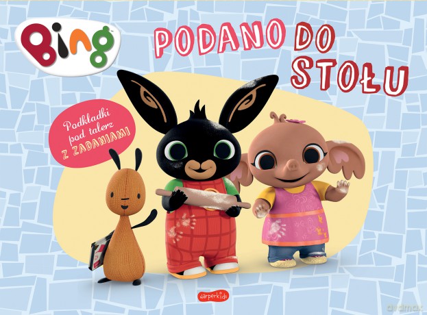 Bing. Podano do stołu. Podkładki pod talerz z zadaniami - Beata Żmichowska [KSIĄŻKA]