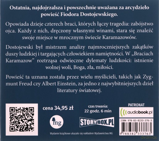 Bracia Karamazow - Fiodor Dostojewski [AUDIOBOOK]