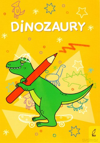 Dinozaury kolorowanki przedszkolaka [KSIĄŻKA]