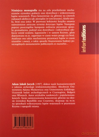 Grabież i wykorzystanie łupów wojennych w republikańskim Rzymie - Adam Jakub Jarych [KSIĄŻKA]
