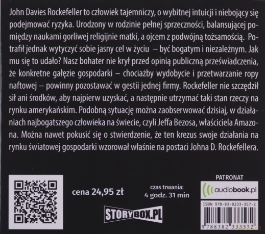 John D. Rockefeller. Najbogatszy Amerykanin w historii - Joanna Ziółkowska [AUDIOBOOK]