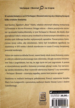 Klątwa fontanny Verlaque i Bonnet na tropie - M. L. Longwort [KSIĄŻKA]