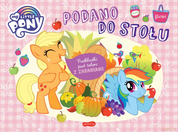 My Little Pony. Podano do stołu. Podkładki pod talerz z zadaniami - Marta Stochmiałek [KSIĄŻKA]